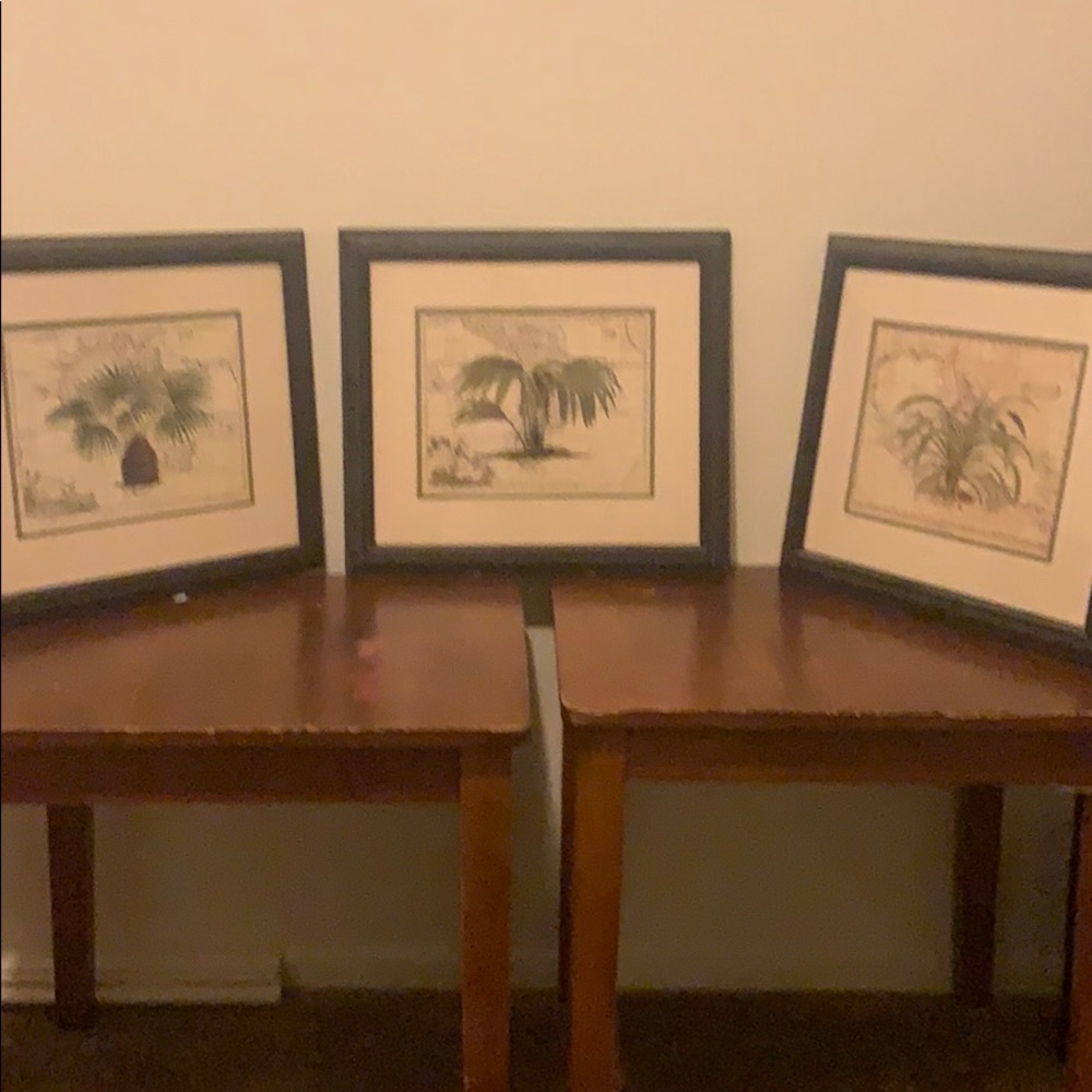 Set of 3 wall decor.